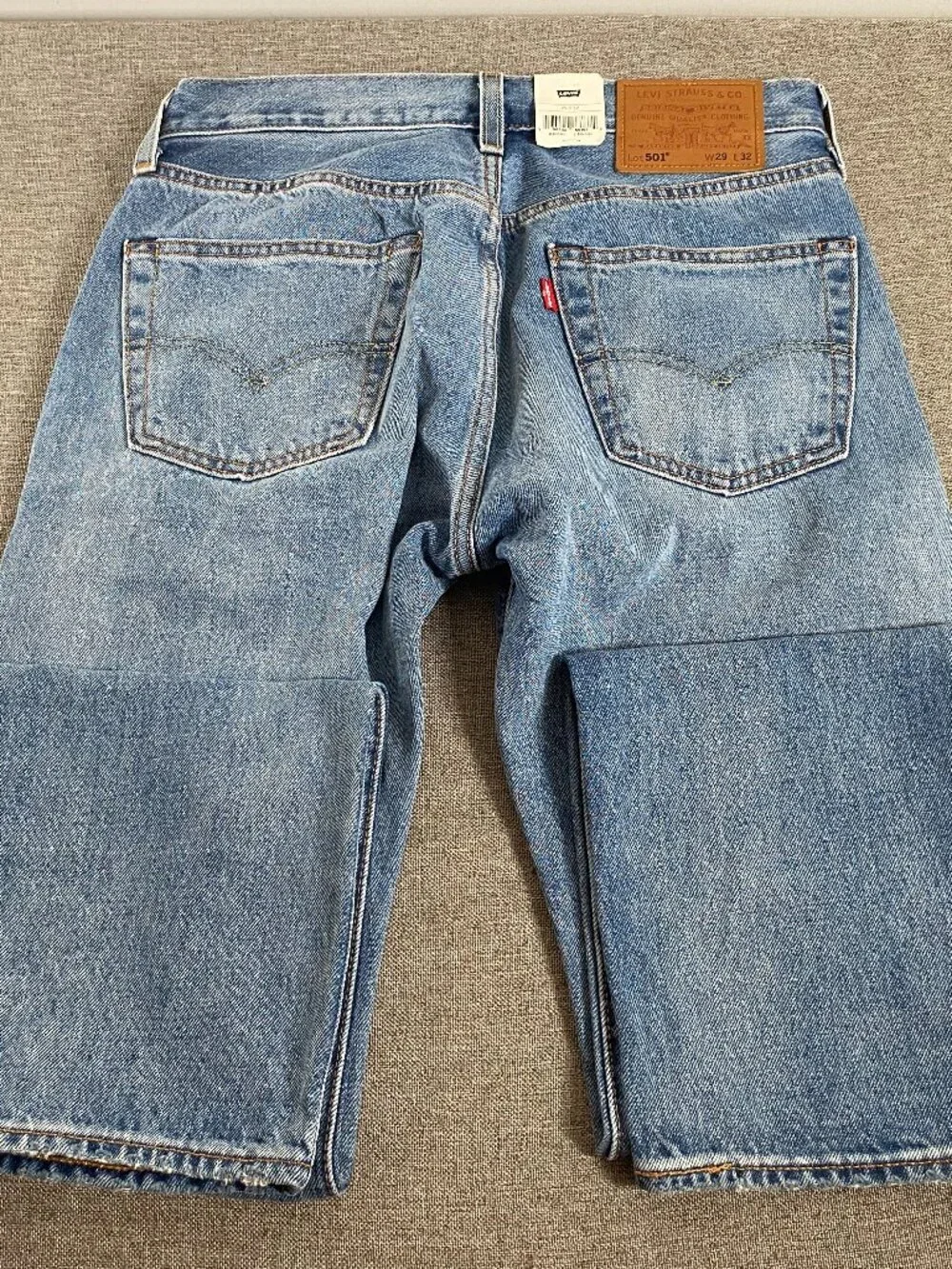 Levi's Selvedge Premium 501 Denim Jeans Men's 29 x 32 Mid Rise Blue Casual NWT